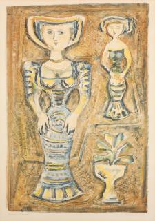 Massimo Campigli - Donne-Fiori