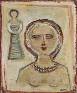 Massimo Campigli - Due figure