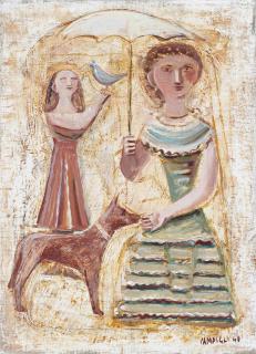 Massimo Campigli - Due figure