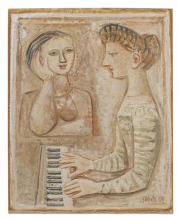 Massimo Campigli - Femmes Au Piano (Donne Al Pianoforte)