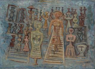 Massimo Campigli - Festa Notturna (Night Party)