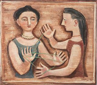 Massimo Campigli - Jeu de la ficelle