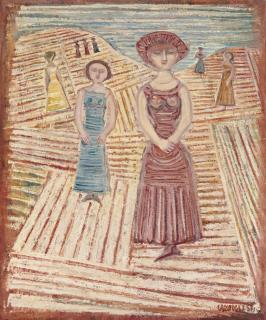 Massimo Campigli - La Promenade