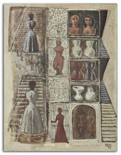 Massimo Campigli - Le Grand Magasin Ou Le Marché, 1929