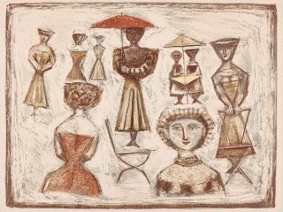 Massimo Campigli - Passeggiata romana.