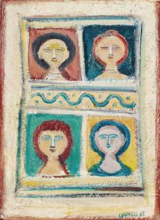 Massimo Campigli - Quattro Donne