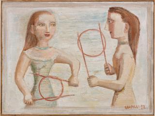 Massimo Campigli - Ragazze con cerchietti