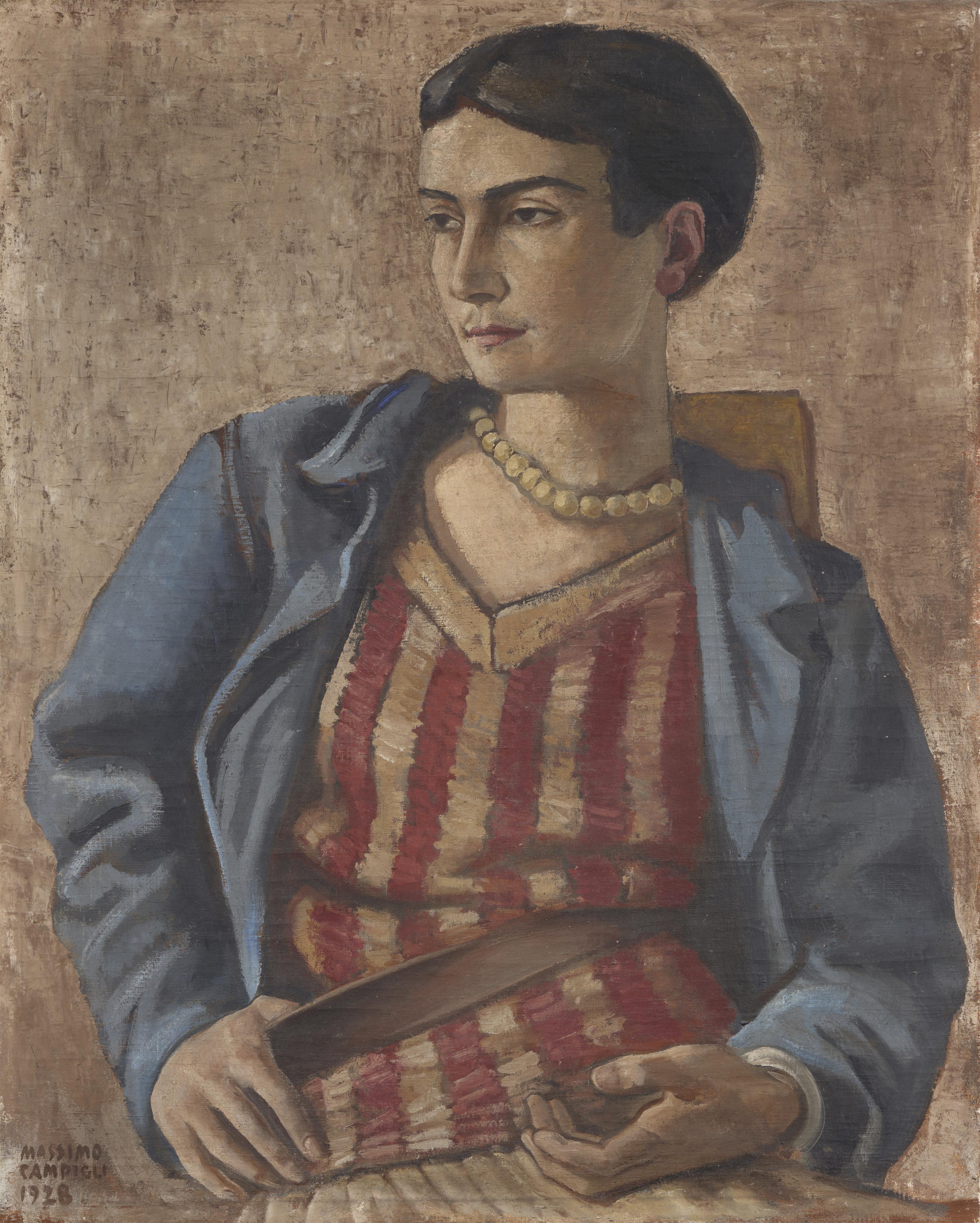 Massimo Campigli - Ritratto della moglie (Magdalena Radulescu)