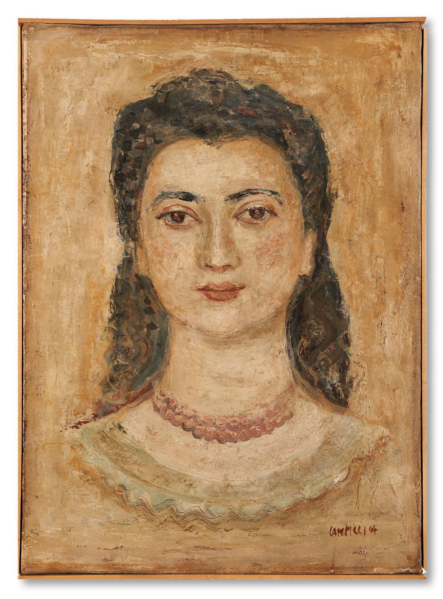 Massimo Campigli - Ritratto di signora