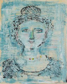 Massimo Campigli - Ritratto femminile