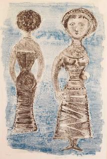 Massimo Campigli - Serata D\'Ottobre; Le Amiche 2