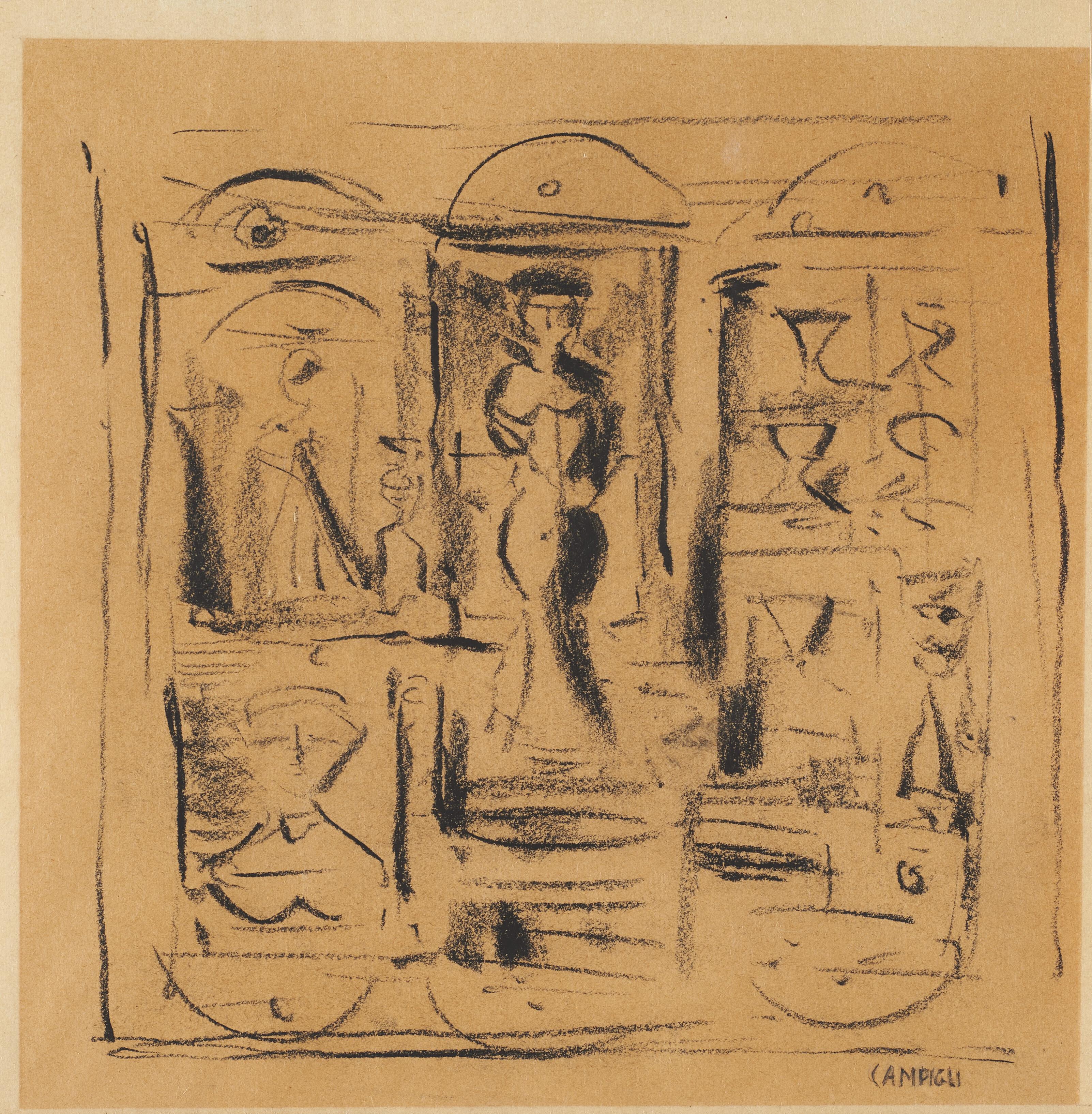 Massimo Campigli - Untitled