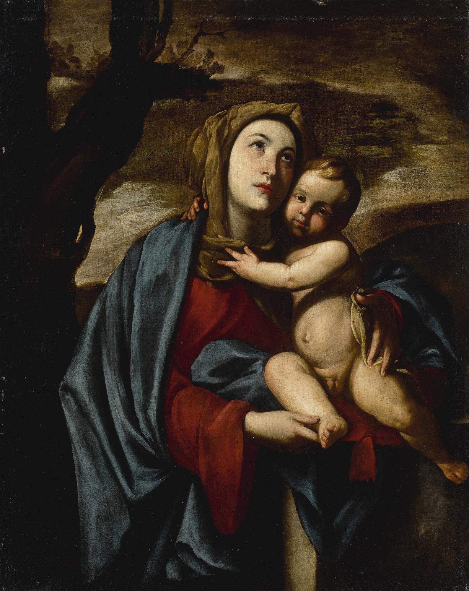 Massimo Stanzione - Madonna And Child