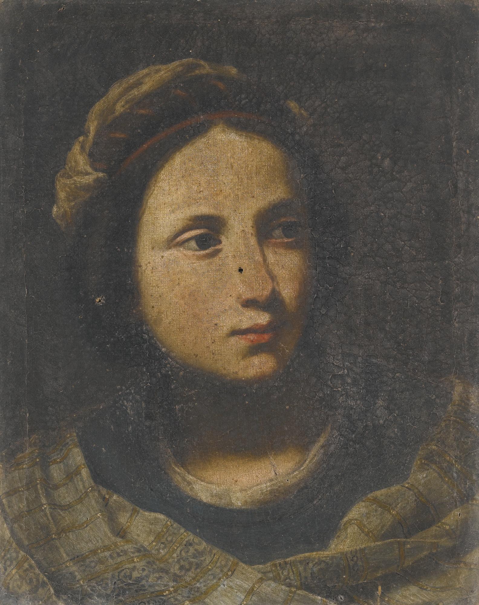Massimo Stanzione - Portrait Of A Lady, Bust-Length