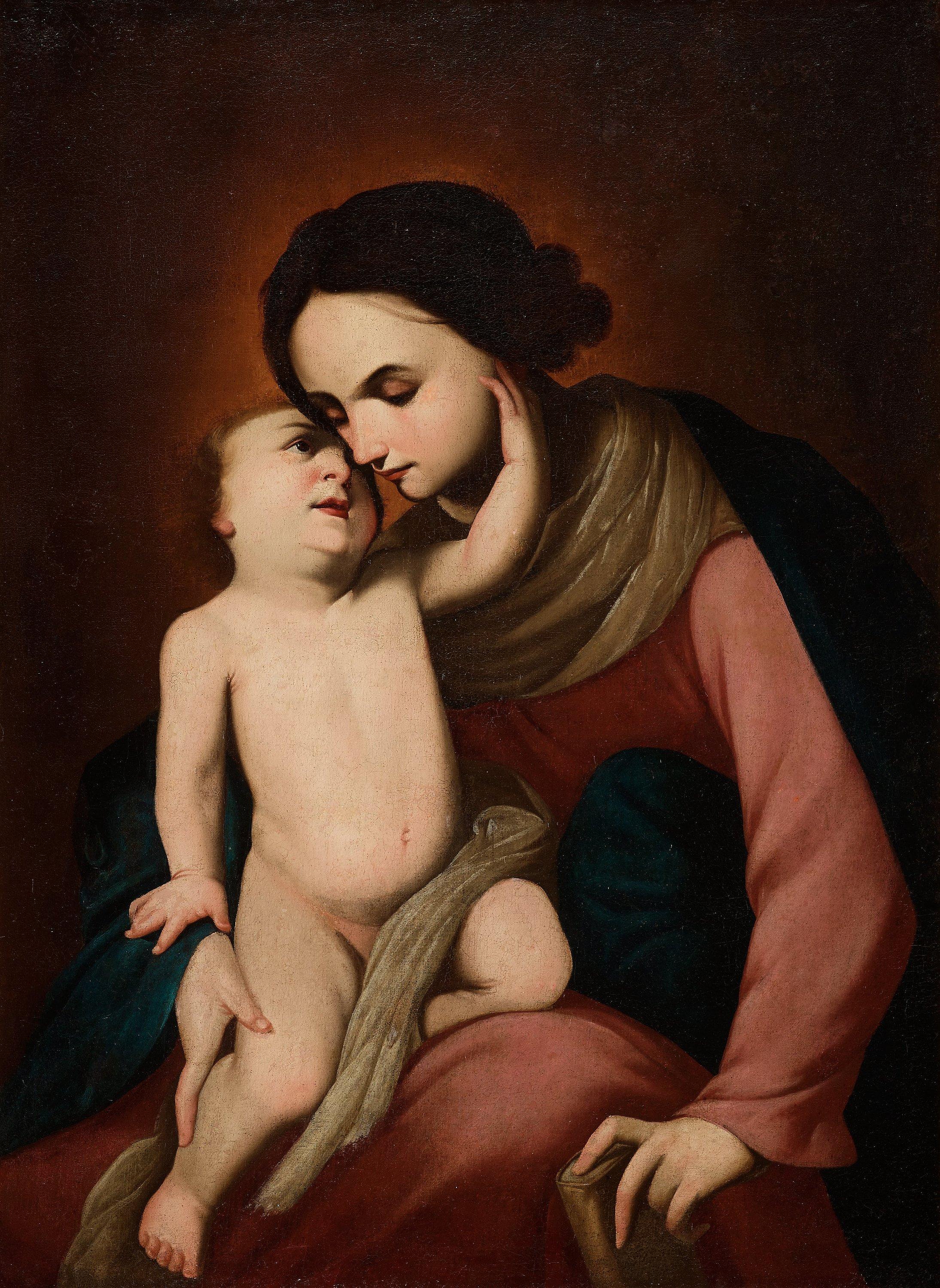 Massimo Stanzione - The Virgin with the Child