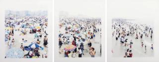 Massimo Vitali - Coney Island Triptych (#2328/2329/2330)
