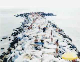 Massimo Vitali - Madima Wave Hor., 2005Chromogenic Print. Diasec Mounted. Signed, Titled, Dated, Numbered 1/6 And Blindstamped On A Certificate.