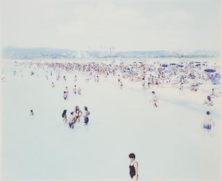 Massimo Vitali - Rosignano Beach Black, 1995