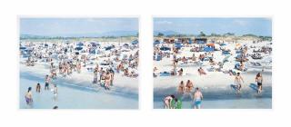 Massimo Vitali - Rosignano (Diptych), from Landscape with Figures