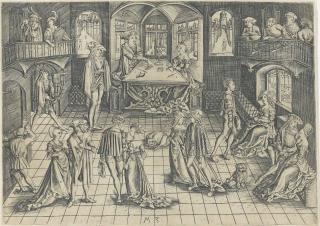 Master Mz - The Ball (The Palace Of Duke Albert Iv At Munich)