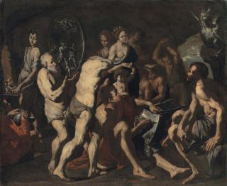 Master Of The Annunciation To The Shepherds - Venus asking Vulcan to make arms for Aeneas