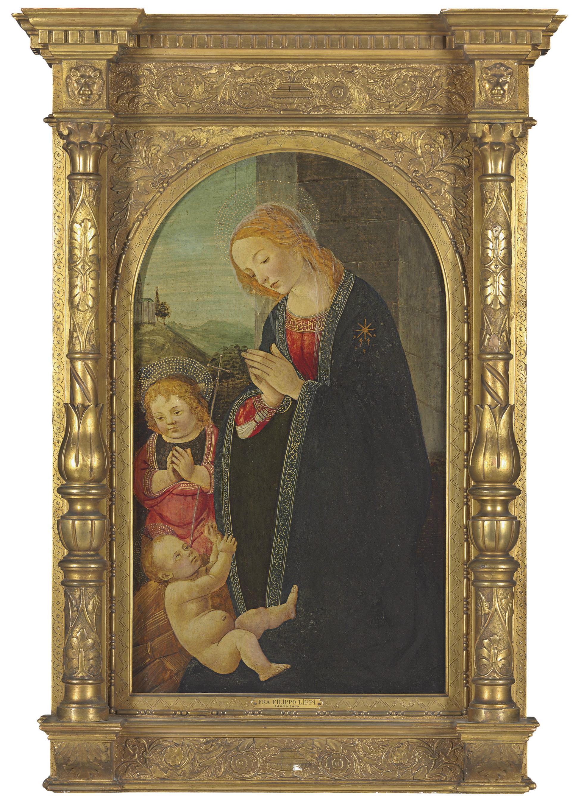 Master of The Fiesole Epiphany - The Madonna and Child with the Infant Saint John the Baptist