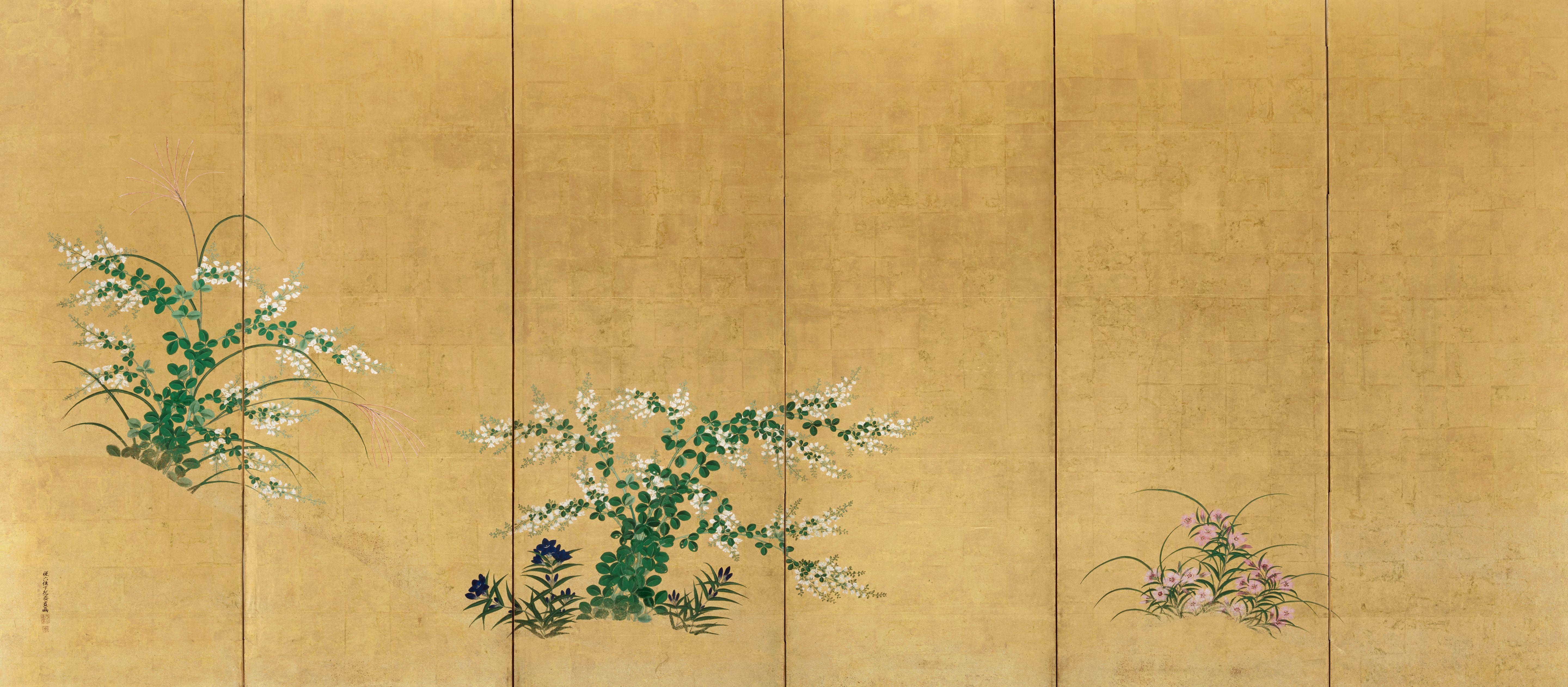 Masunobu - Autumn grasses