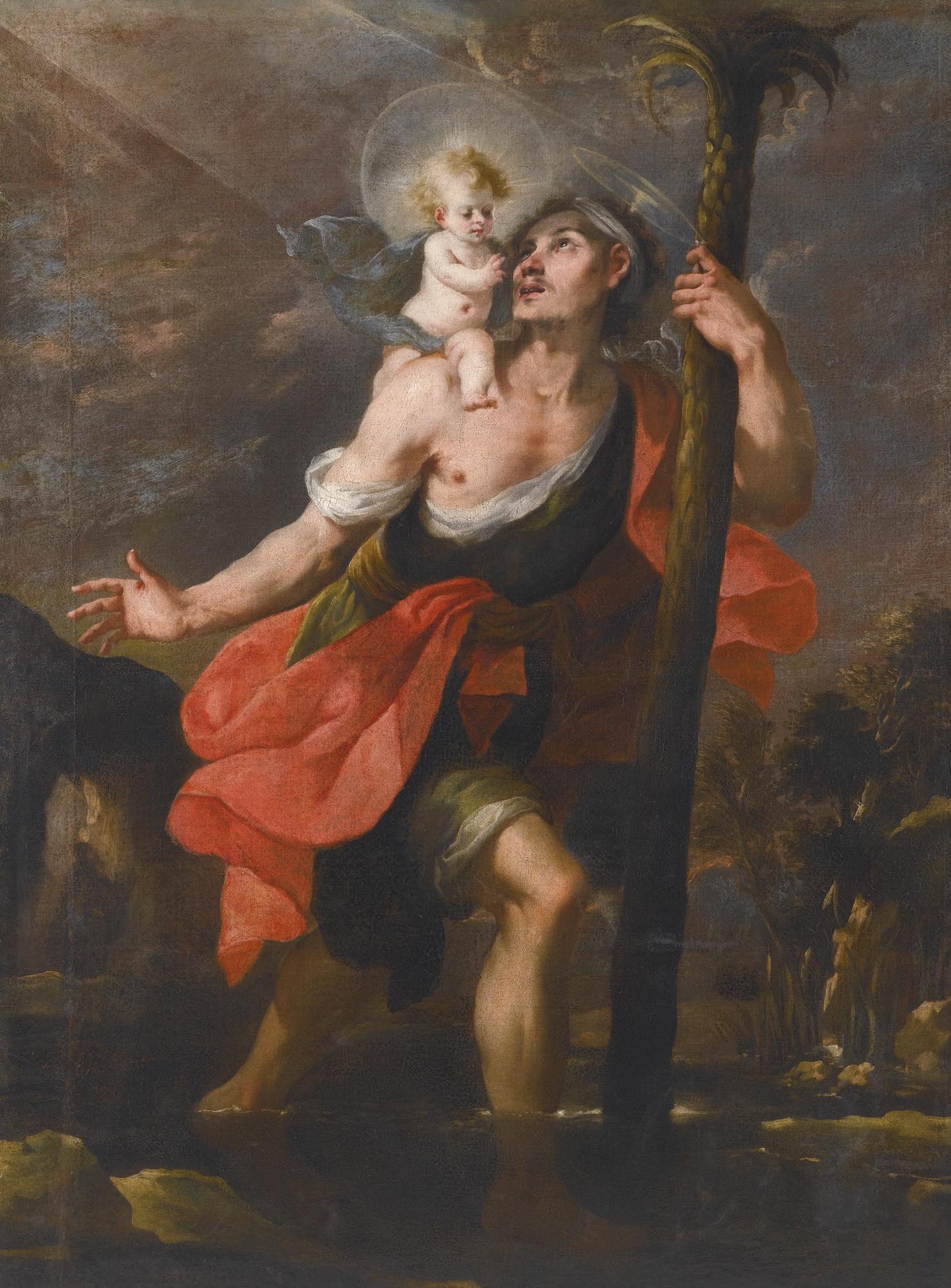 Mateo Cerezo - Saint Christopher Carrying The Christ Child