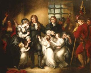 Mather Brown - Lord William Russell with his family before his execution