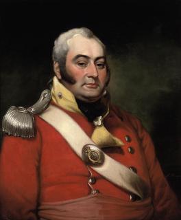 Mather Brown - Portrait of George Fermor, 3rd Earl of Pomfret (1768-1830), half-length, wearing the uniform of a Captain in the Northamptonshire Militia