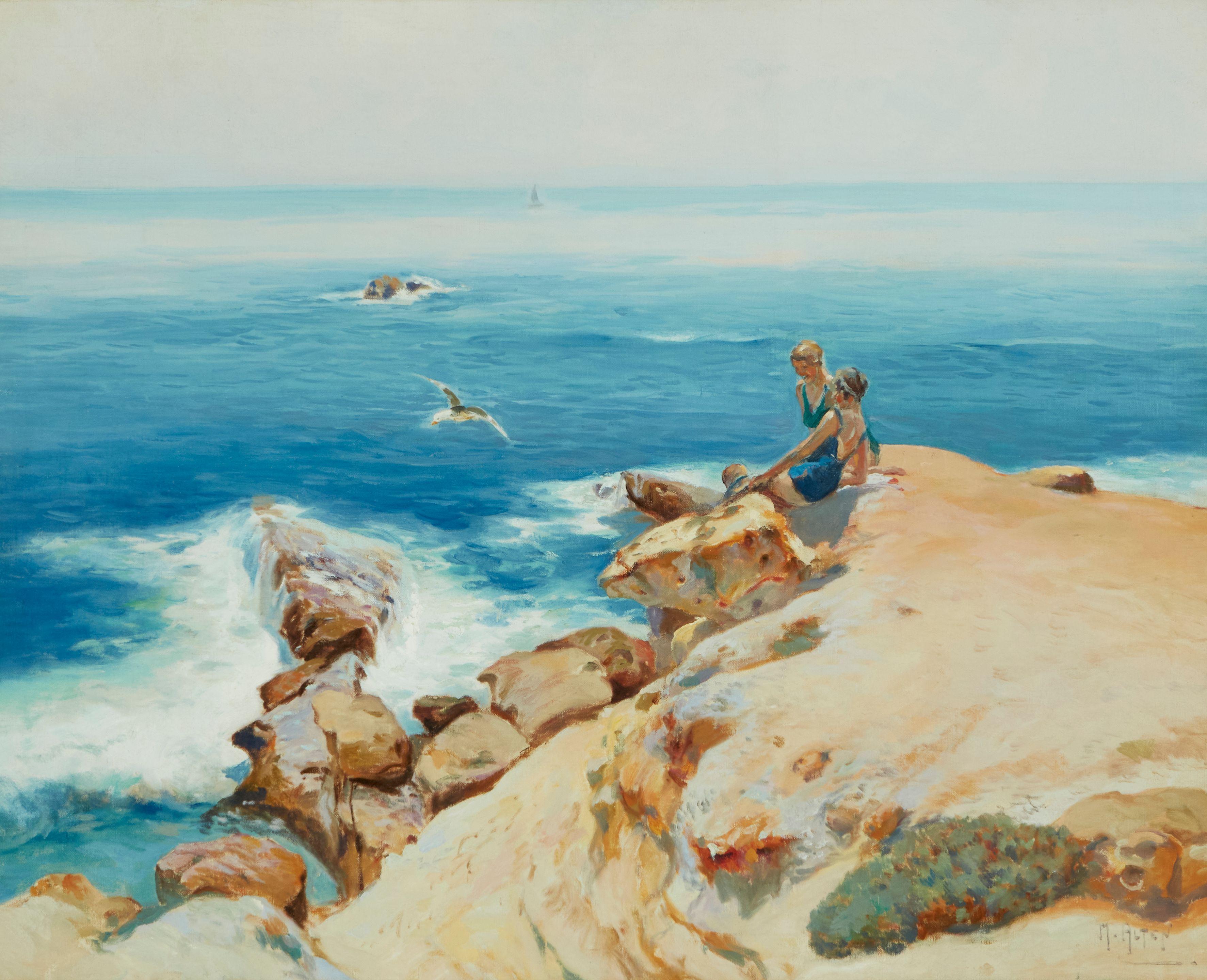 Mathias Joseph Alten - Bathers, Laguna Beach