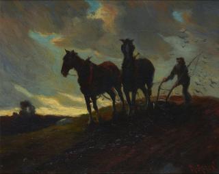 Mathias Joseph Alten - Rocky Soil, Lyme (Ploughing)