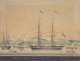 Mathieu-Antoine Roux - Beatrice of Dundee in Smyrna Bay, Sept.r. 17th, 1832