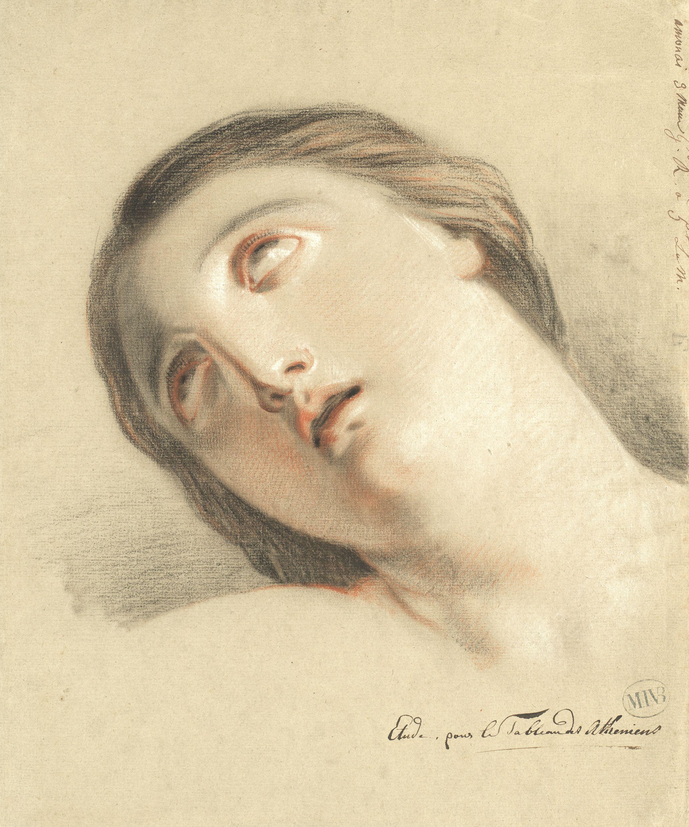 Mathieu Ignace Van Bree - \'Etude Pour Le Tableau Des Atheniens\'