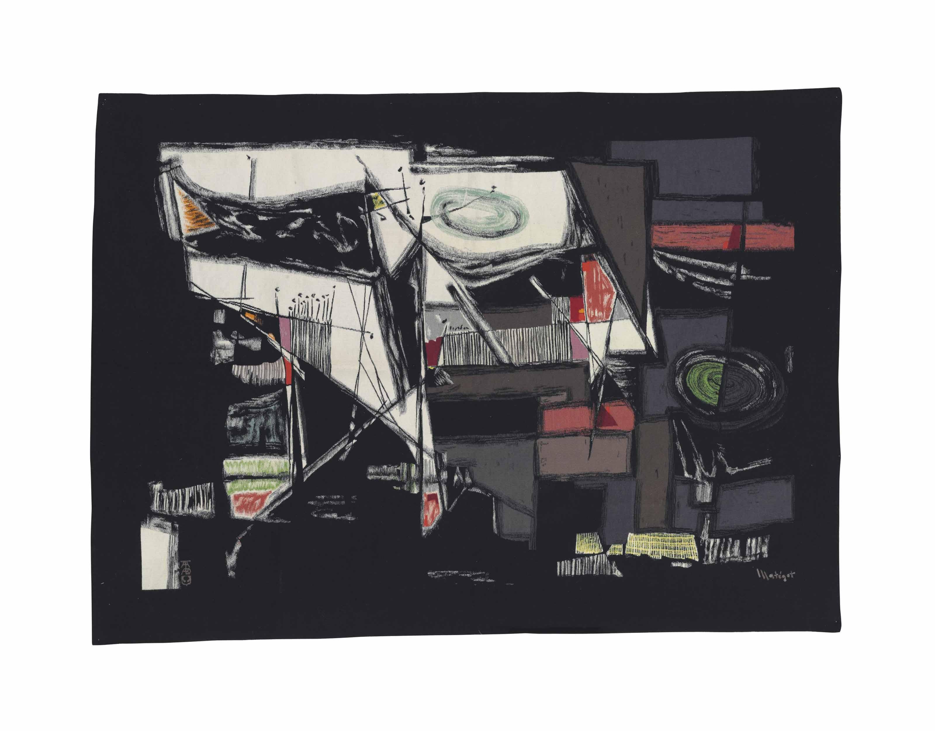 Mathieu Mategot - \'Fiction\' An Aubusson Tapestry, 1950S