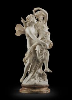 Mathurin Moreau - Cupid and Psyche