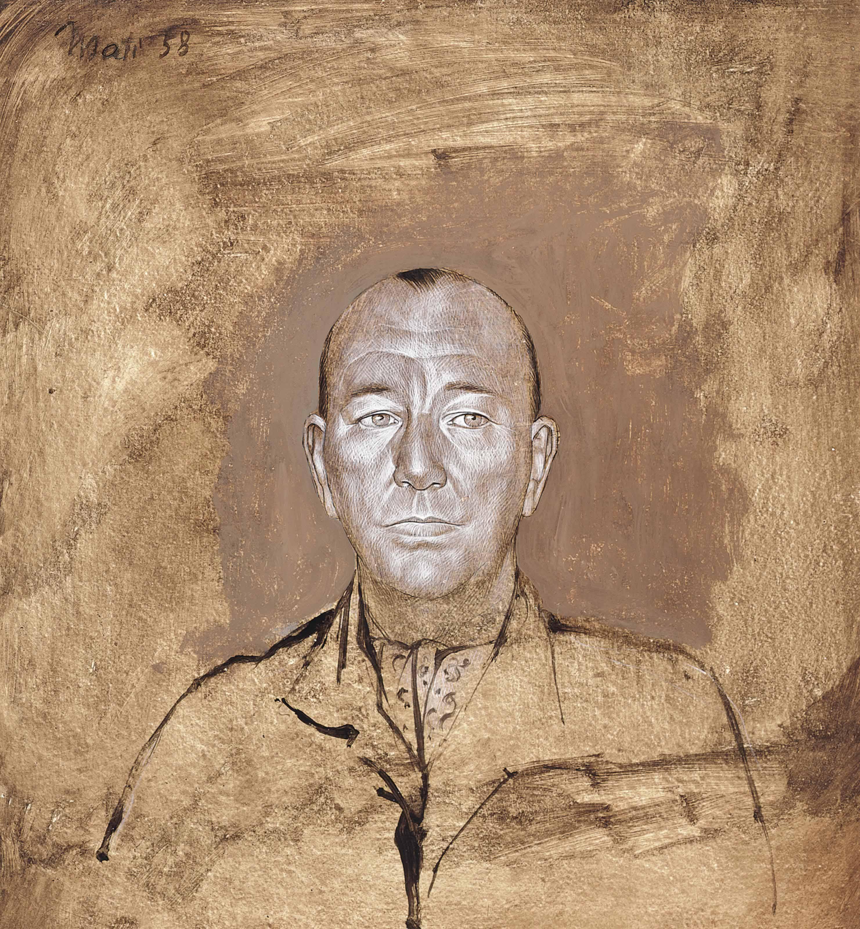 Mati Klarwein - Portrait of Sir Noël Coward