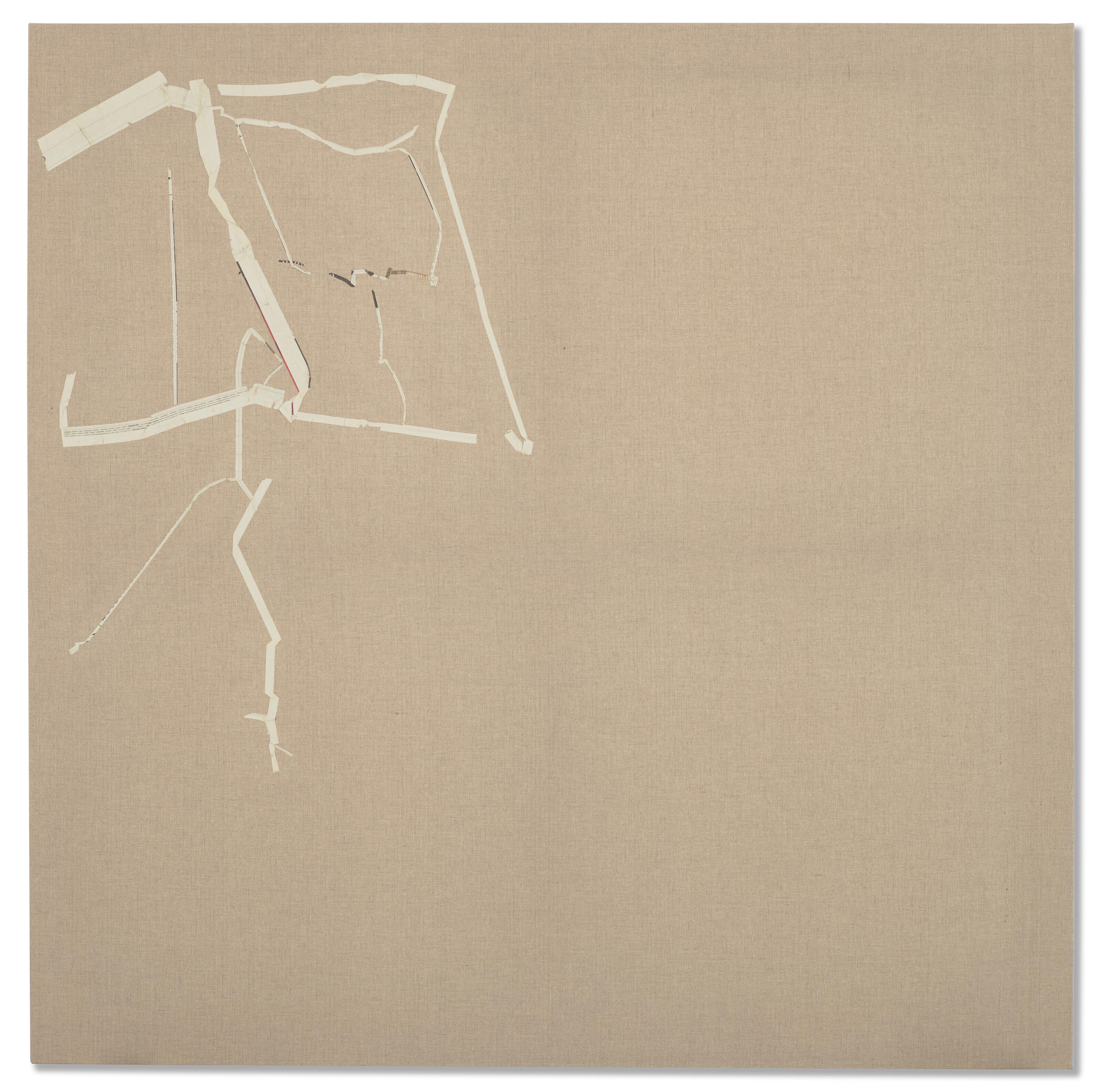 Matias Faldbakken - Untitled (Canvas #81, NYT Thursday, July 3 2014)