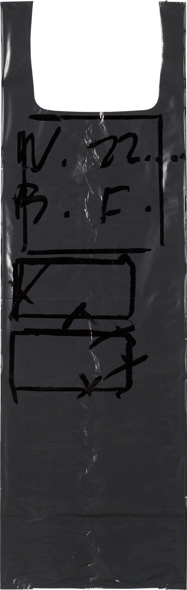 Matias Faldbakken - Untitled (Garbage Bag Grey #4)