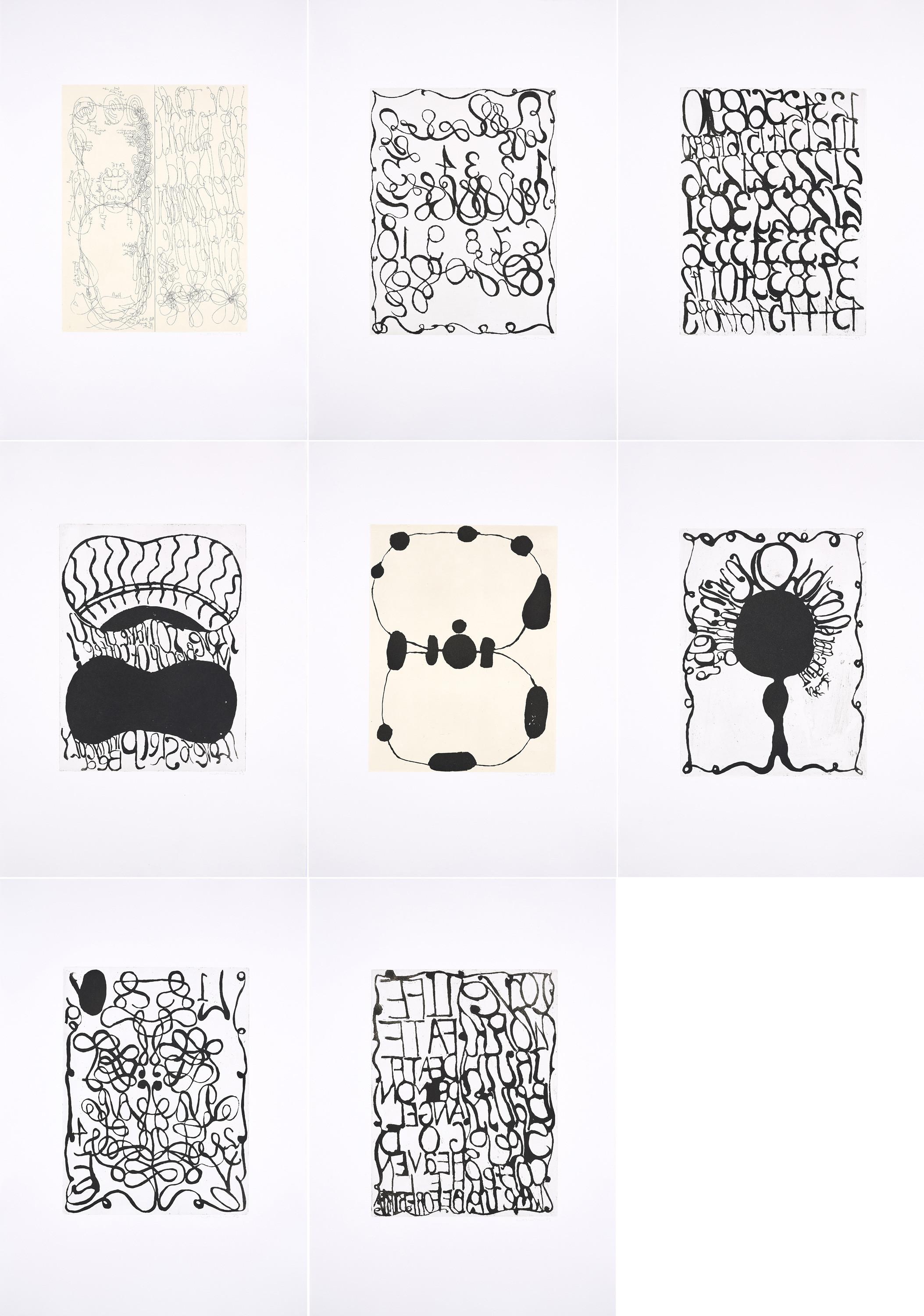 Matt Mullican - 2 + 6 = 8 / 2 - 4 - 8.