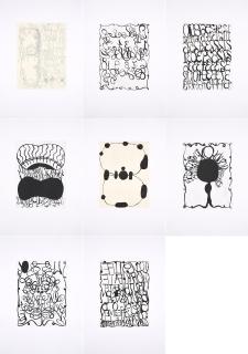 Matt Mullican - 2 + 6 = 8 / 2 - 4 - 8.