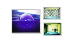 Matt Mullican - Untitled (computer generated database light patterns)