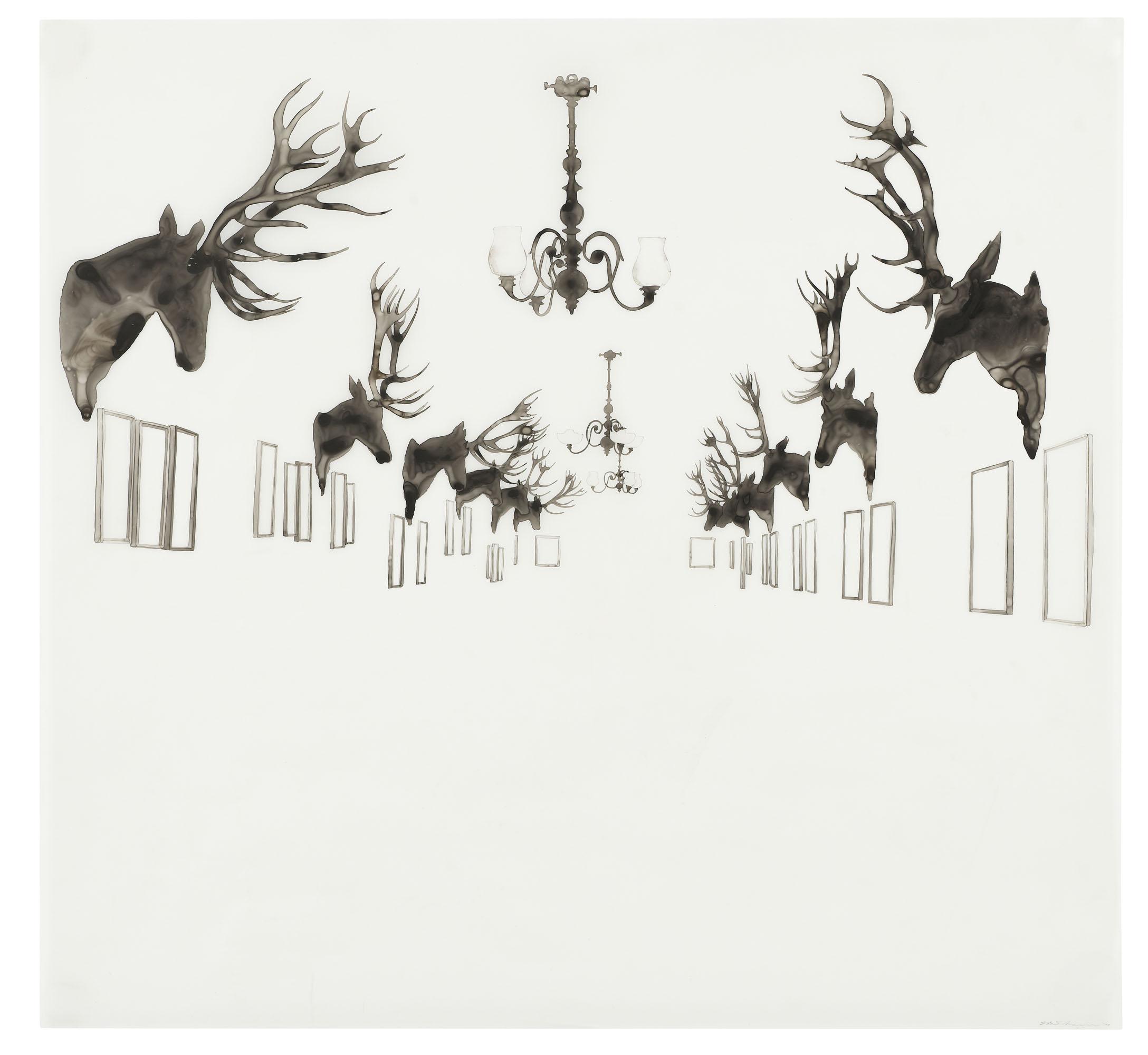 Matt Saunders - Untitled (Antlers)
