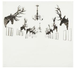 Matt Saunders - Untitled (Antlers)