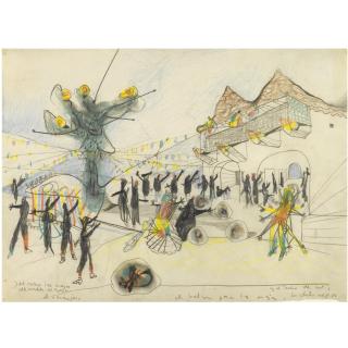 Matta - Las Majas Desnudas (Dessin Pour Carmen)