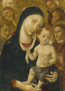 Matteo Di Giovanni - The Madonna And Child With Six Saints