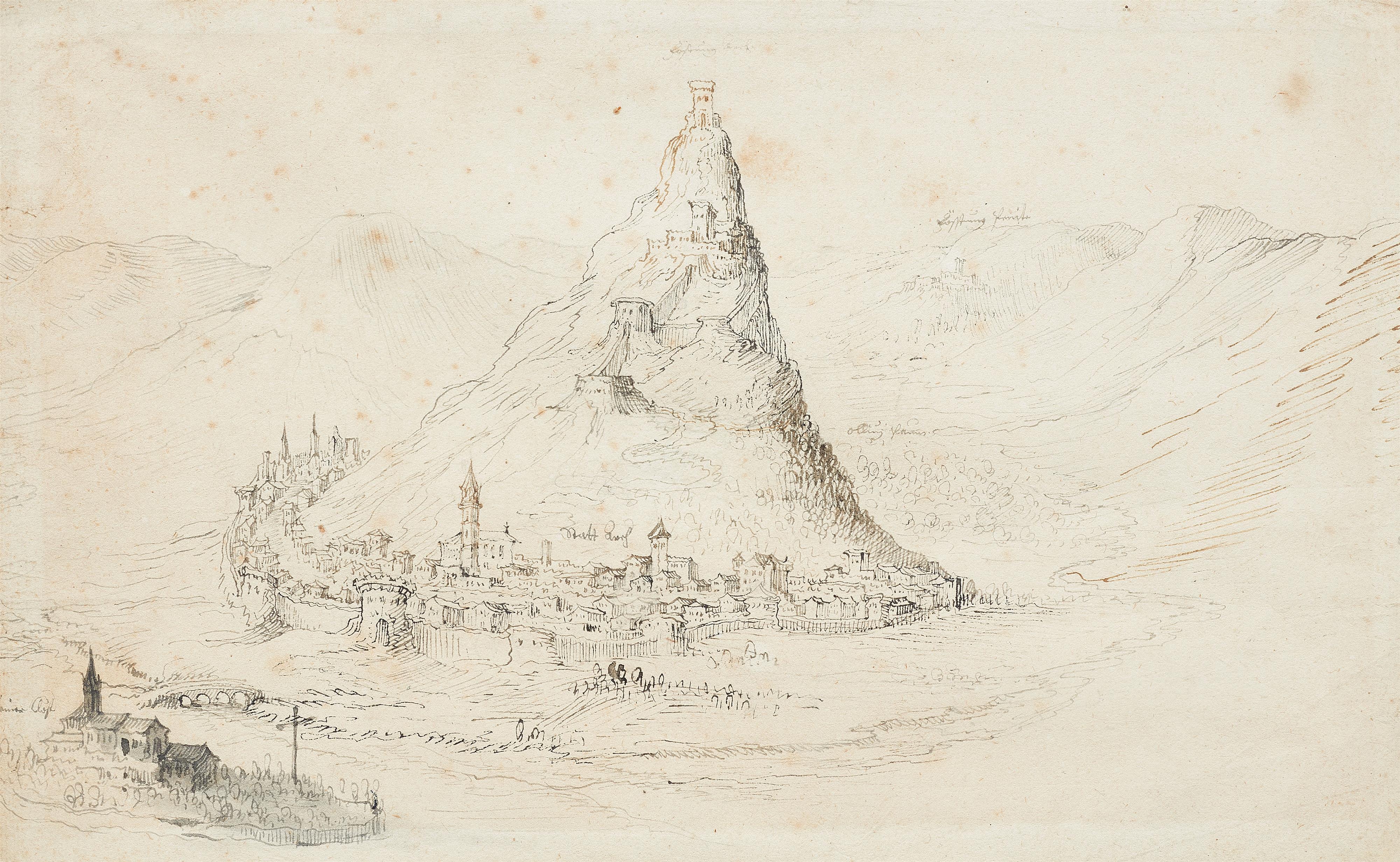 Matthäus Merian - Ansicht von Riva am Gardasee