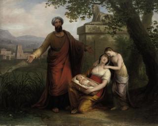 Mattheus Ignatius van Bree - The Abandonment of Moses