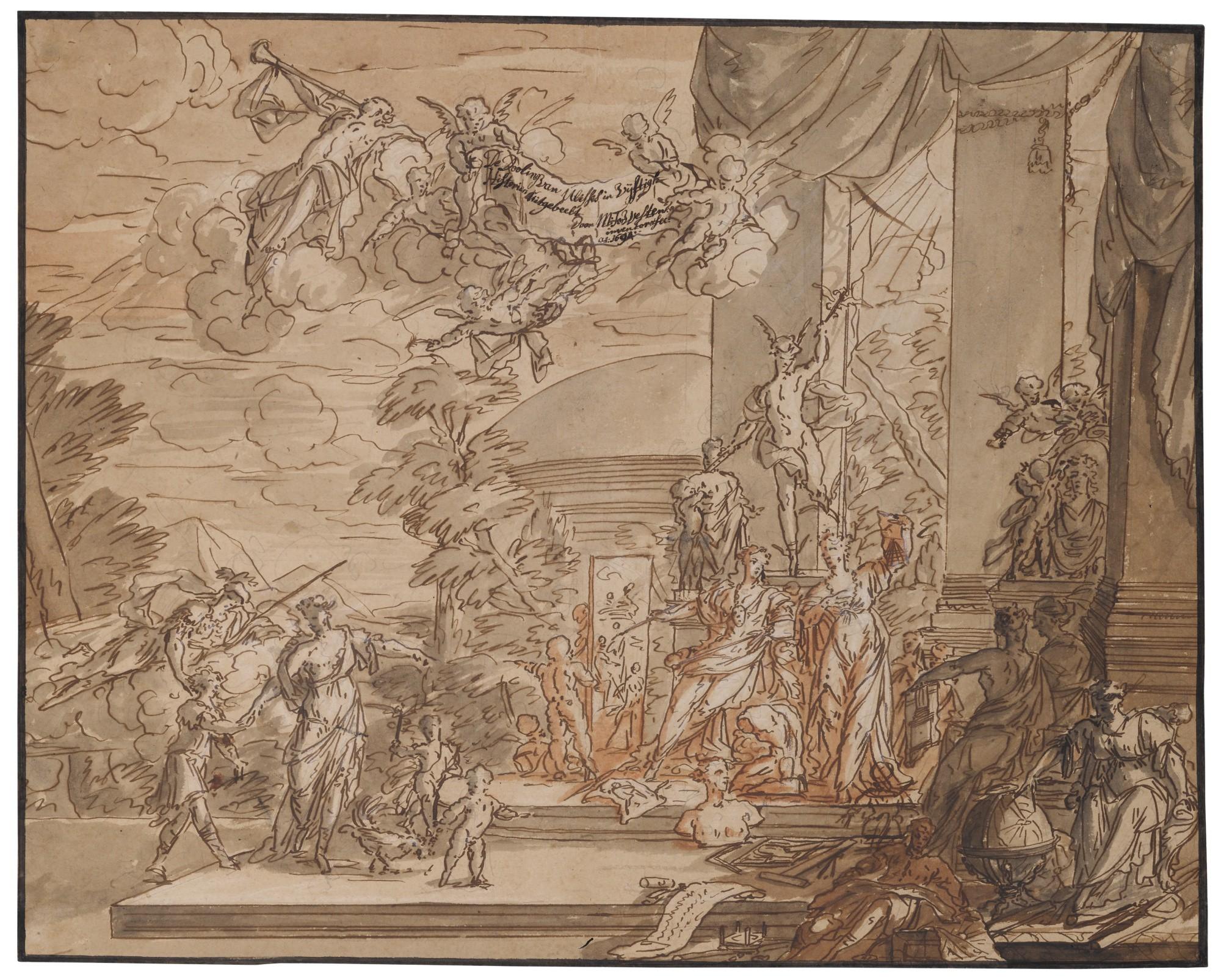 Mattheus Terwesten - An Allegory Of The Story Of Ulysses