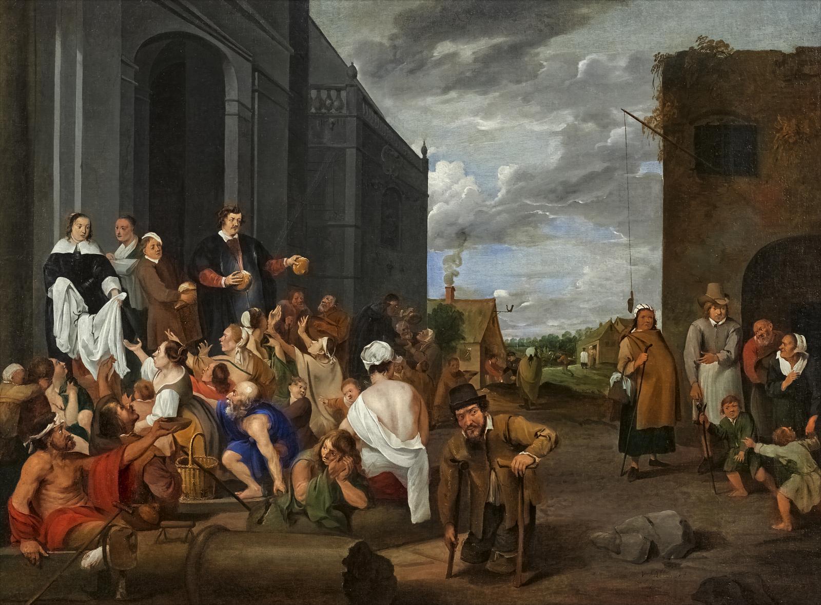 Mattheus van Helmont - Die Armenspeisung